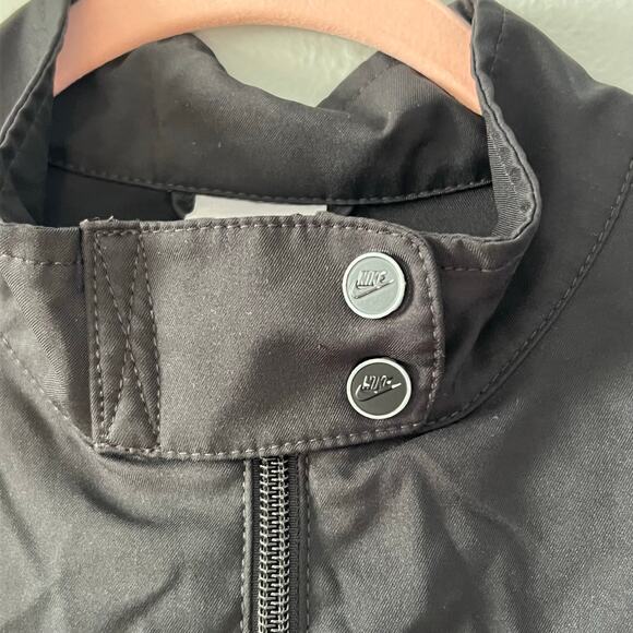 Nike Sportswear Full-Zip Jacket Black Size Large Vintage Windbreaker - Picture 4 of 7